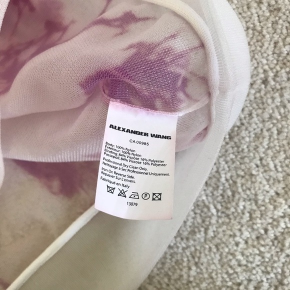 Alexander Wang tie dye sheer top xs - Picture 4 of 5